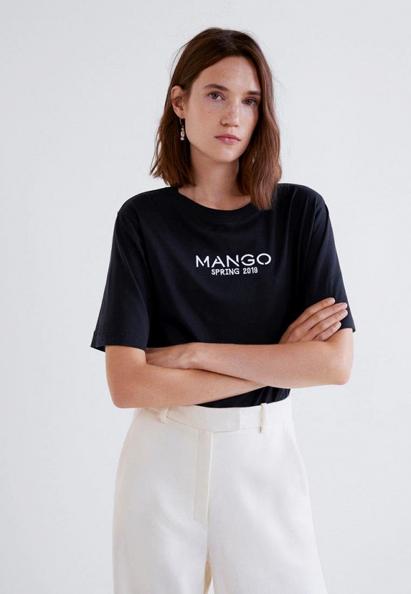 

Футболка Mango, Mango MA002EWDKHQ5, Черный