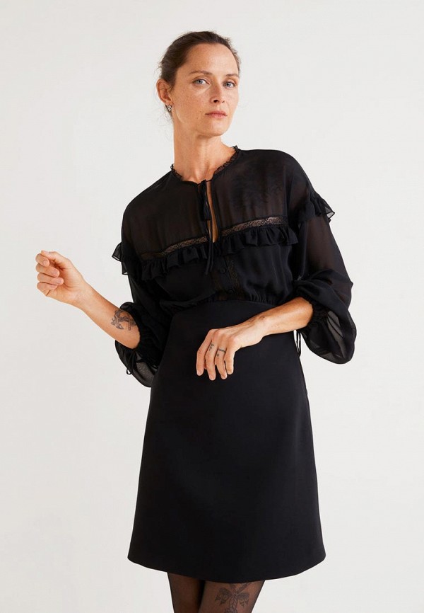 

Платье Mango, Черный