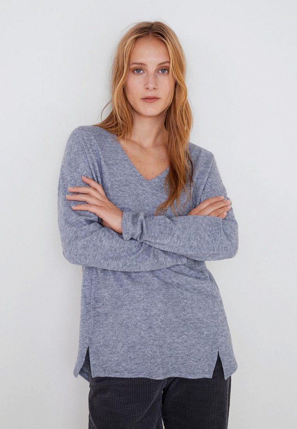 

Лонгслив Mango; Mango MA002EWDXXO9, Серый