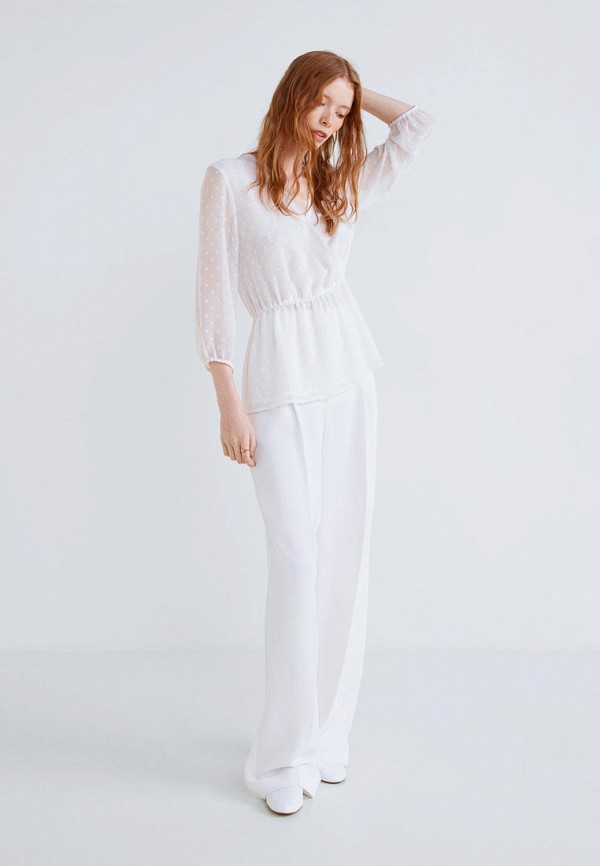 

Блуза Mango; Mango MA002EWDYBF4, Белый