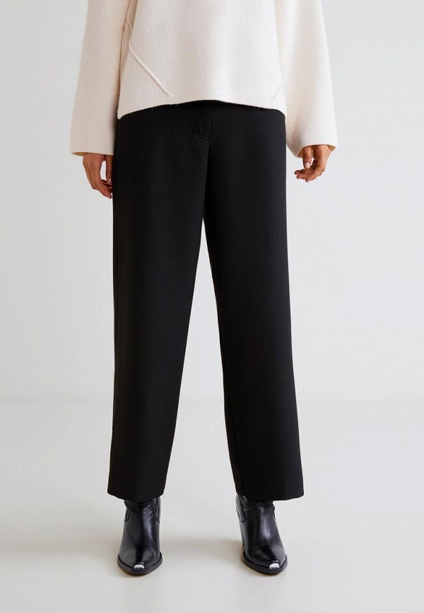 

Брюки Mango, - TWILL, Черный