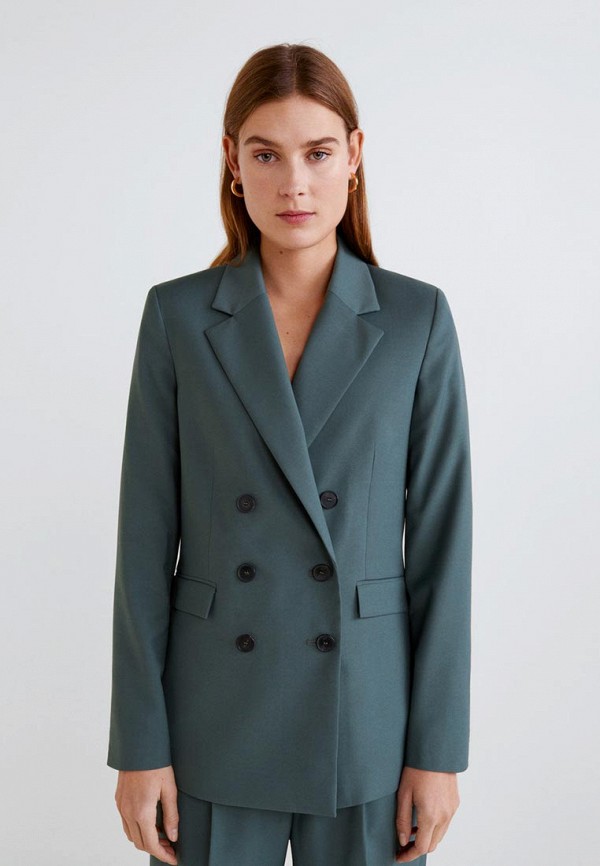 

Пиджак Mango, Mango MA002EWECAJ7, Бирюзовый