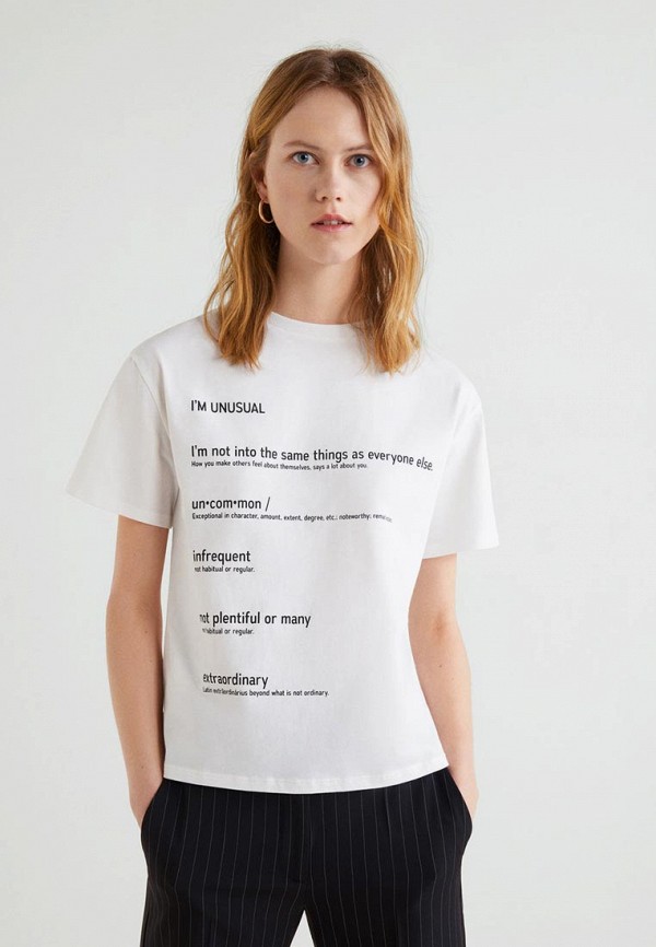 

Футболка Mango, Mango MA002EWECOD1, Белый