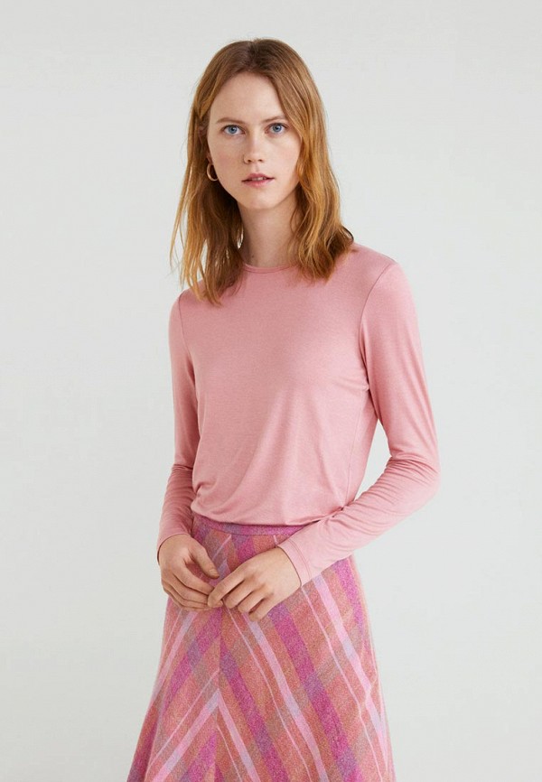 

Лонгслив Mango, Mango MA002EWECSR5, Розовый