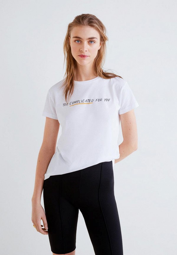 

Футболка Mango, Mango MA002EWEIJO5, Белый