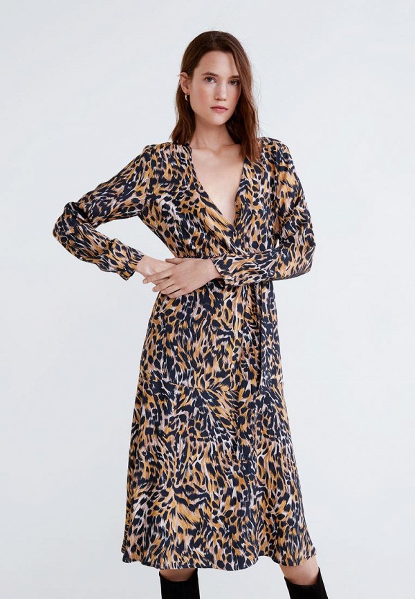 

Платье Mango, Mango MA002EWEIJZ9, Коричневый
