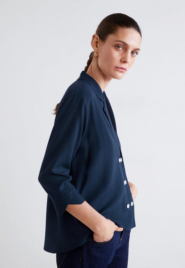 

Блуза Mango, Mango MA002EWEOCS8, Синий