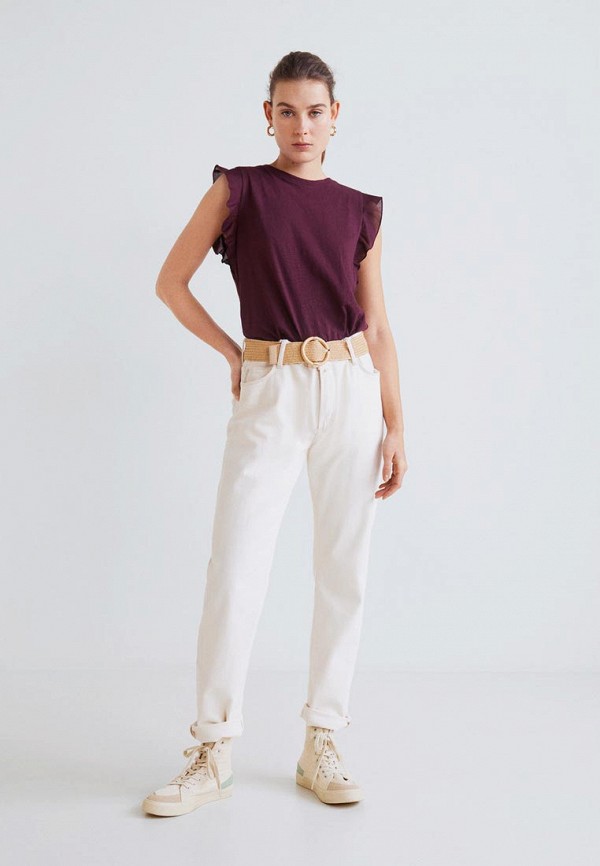 

Блуза Mango, Mango MA002EWEQQV8, Бордовый
