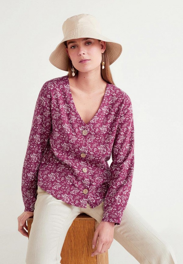 

Блуза Mango; Mango MA002EWEWOD6, Фиолетовый