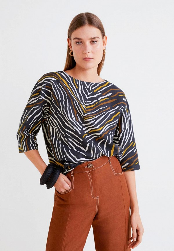 

Блуза Mango, - ZEBRA, Черный