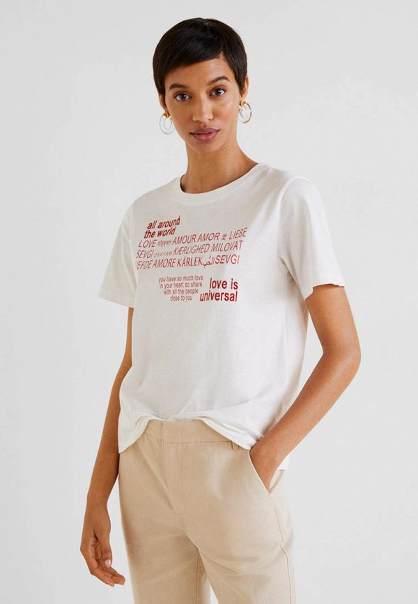 

Футболка Mango, Mango MA002EWEYQK1, Белый