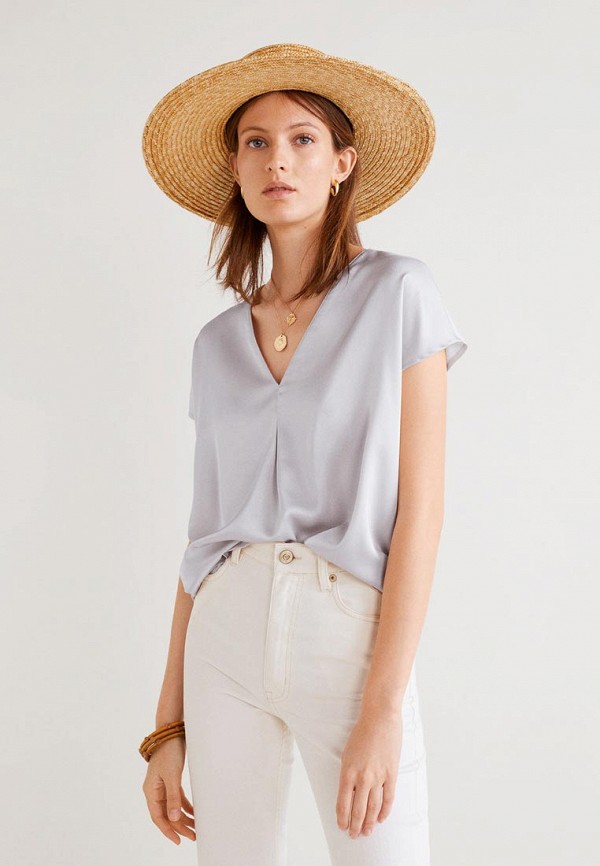 

Блуза Mango, Mango MA002EWFCOT2, Бежевый