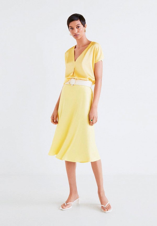 

Блуза Mango, Mango MA002EWFCOV1, Желтый