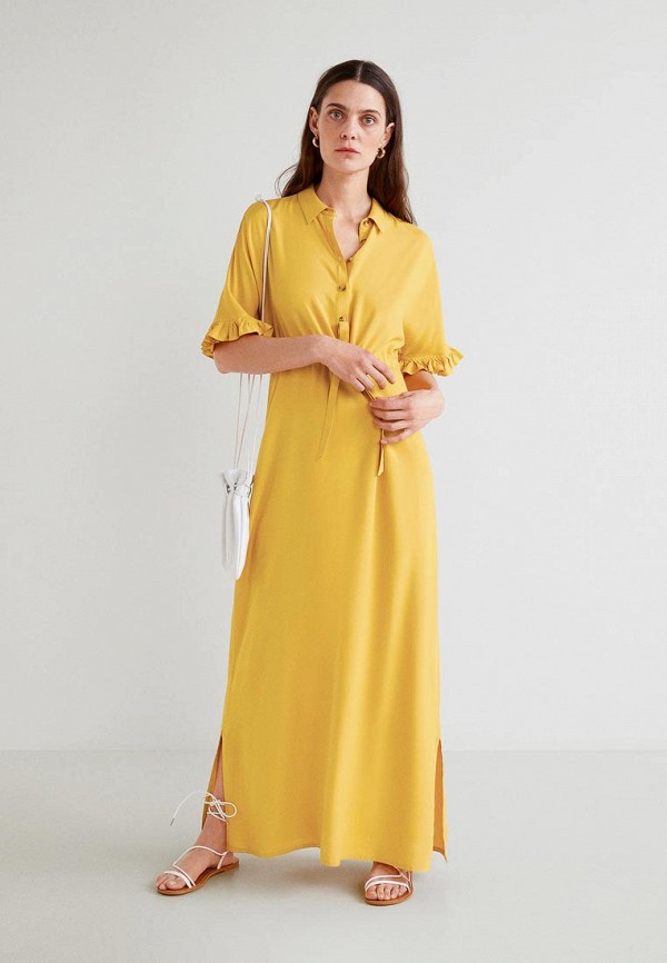 

Платье Mango, Mango MA002EWFCOV2, Желтый