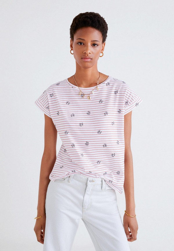 

Футболка Mango, Mango MA002EWFFJW5, Белый