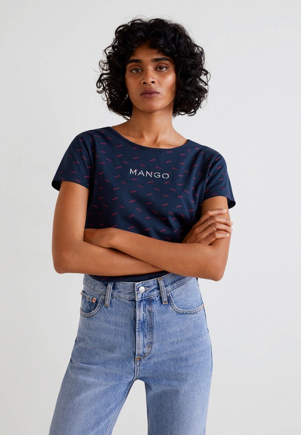 

Футболка Mango, - MANGOLY-H, Синий