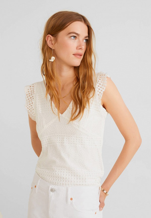 

Топ Mango, - LUCIA, Белый