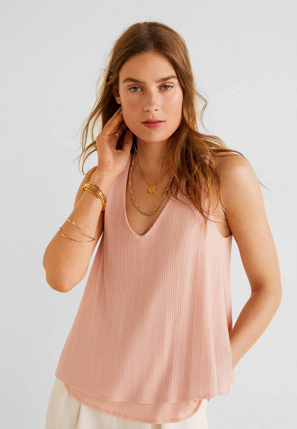 

Топ Mango, Розовый, - REVERS