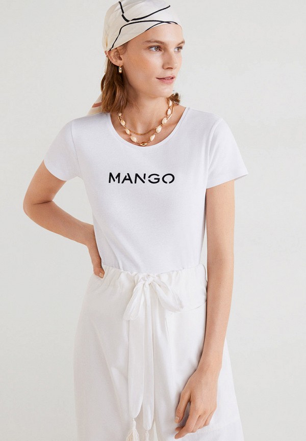 

Футболка Mango, Белый, - MANGOLOG