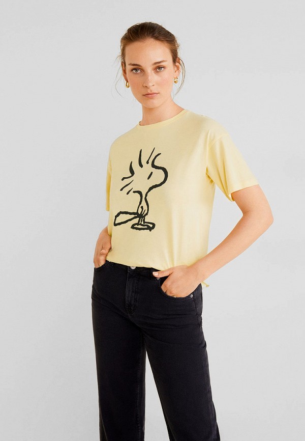 

Футболка Mango, Желтый, - PEANUTS