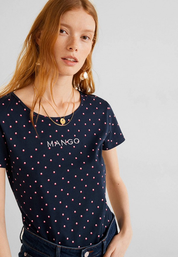 

Футболка Mango, Синий, Mango MA002EWFTAT6
