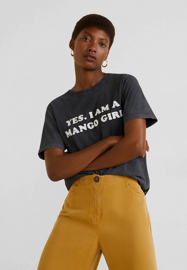 

Футболка Mango, Серый, Mango MA002EWFXBR4