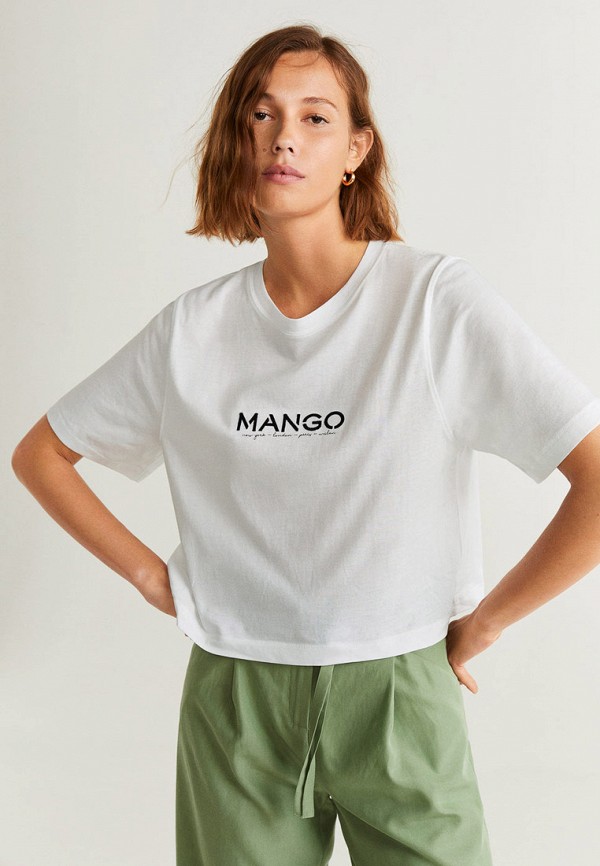 

Футболка Mango, Белый, - LOGO-H