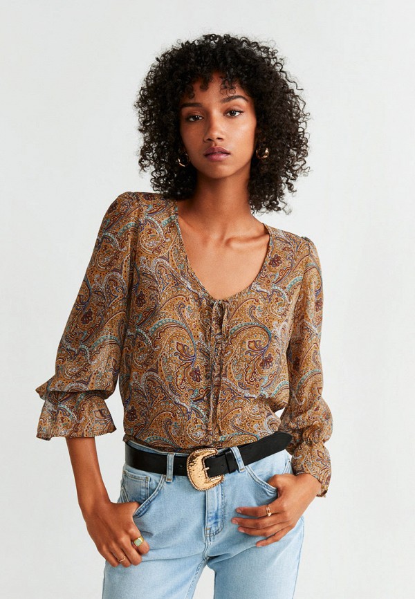

Блуза Mango, - BOHO, Коричневый