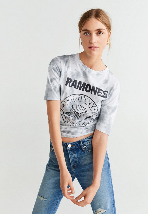 

Футболка Mango, Серый, - RAMONES
