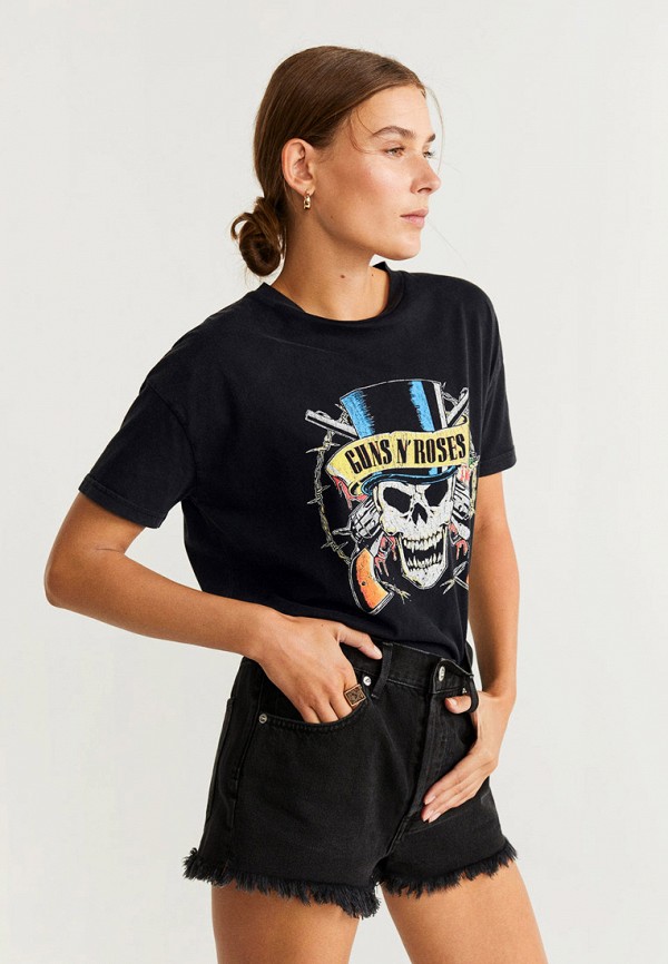 

Футболка Mango, Черный, - GUNS