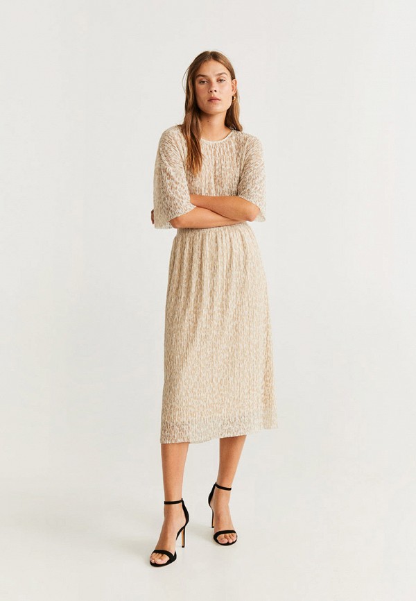 

Блуза Mango, Mango MA002EWGKIR7, Бежевый