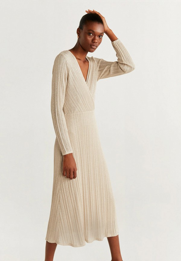 

Платье Mango, Бежевый, - LUREX