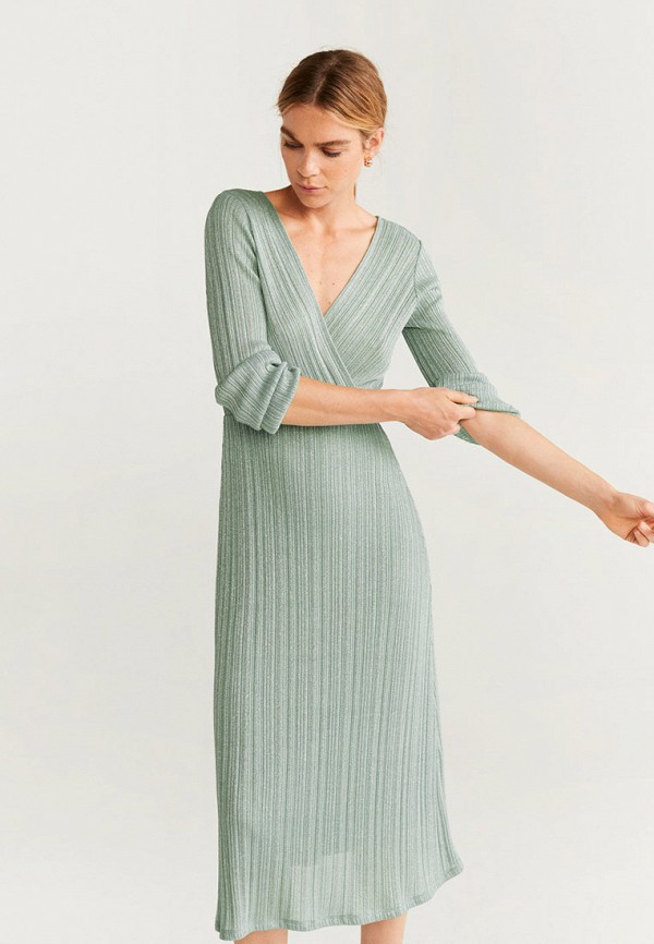 

Платье Mango, Зеленый, - LUREX