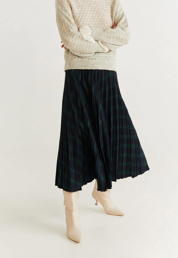 

Юбка Mango, Зеленый, - PLEATED