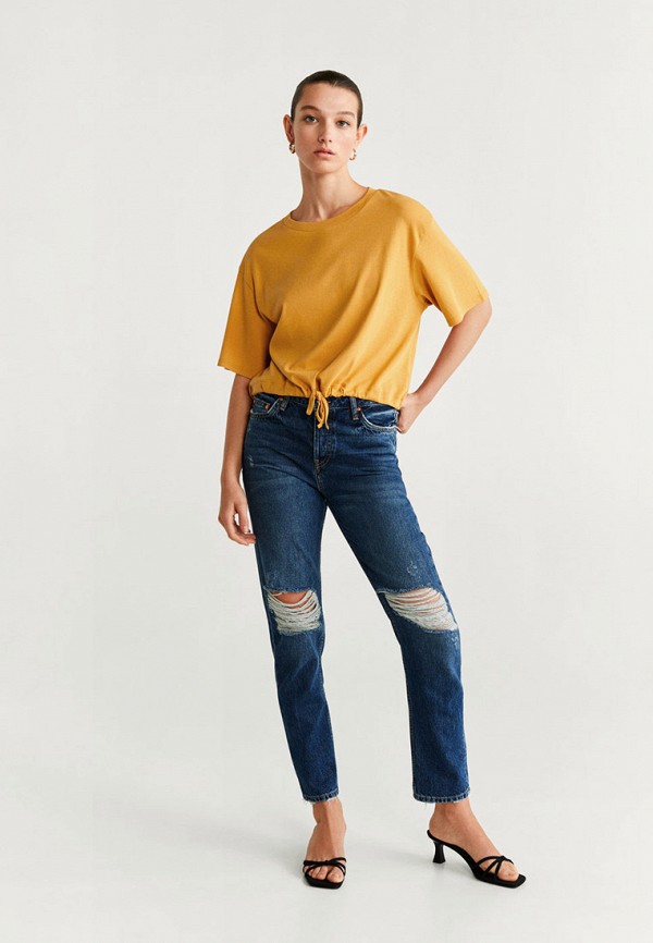 

Футболка Mango, Желтый, Mango MA002EWHHBG1