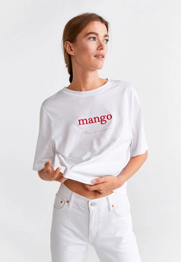 

Футболка Mango, Белый, Mango MA002EWIJLO4