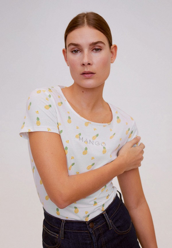 

Футболка Mango, Белый, Mango MA002EWIJLP3