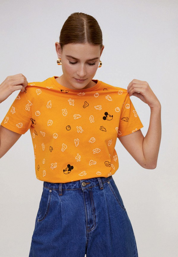 

Футболка Mango, Желтый, - MICOVER-H