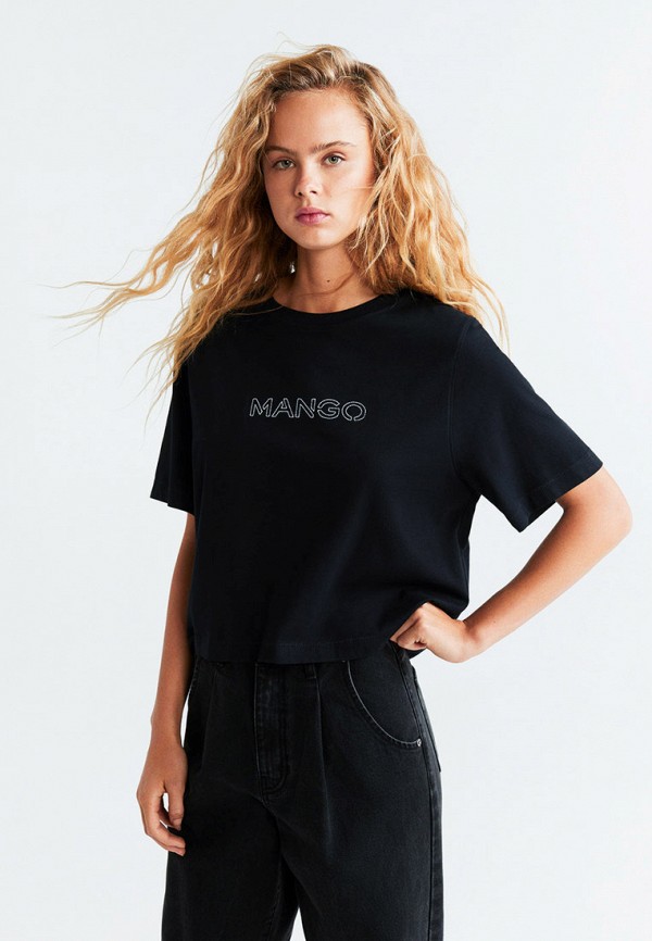 

Футболка Mango, Черный, - LOGO-H