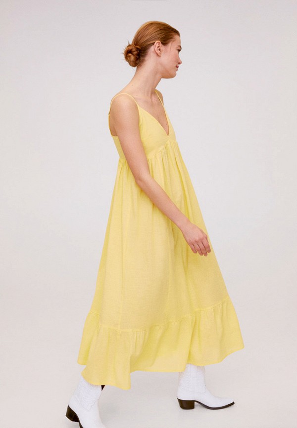 

Платье Mango, Желтый, Mango MA002EWIRKN5