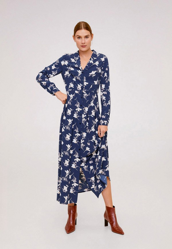 

Платье Mango, Синий, - FLORAL-A