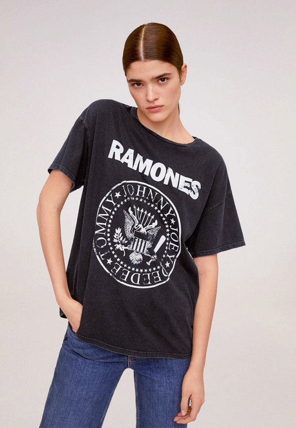 

Футболка Mango, Серый, - RAMONES