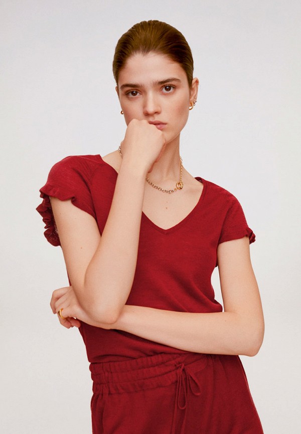 

Топ Mango, Красный, - LINEN