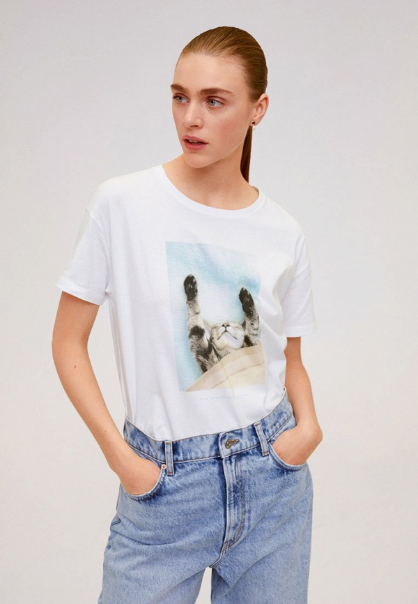 

Футболка Mango, Белый, - PETS6