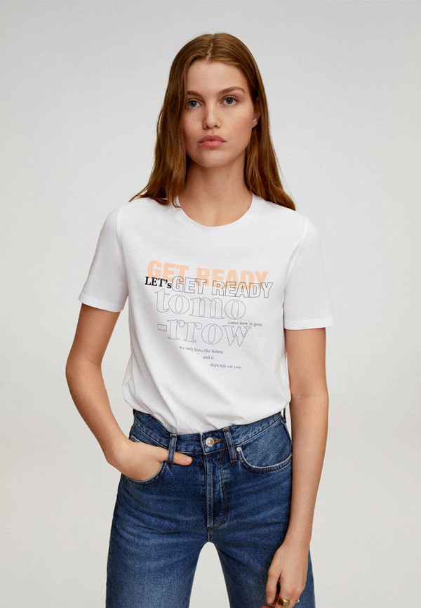 

Футболка Mango, Белый, - PSILUSTR