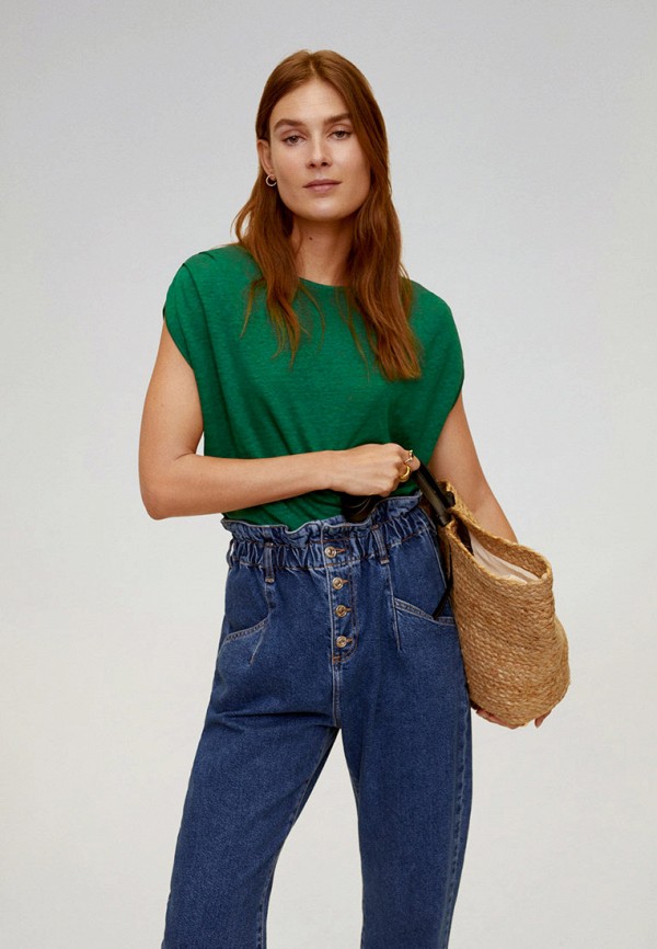 

Футболка Mango, Зеленый, Mango MA002EWJIYJ3