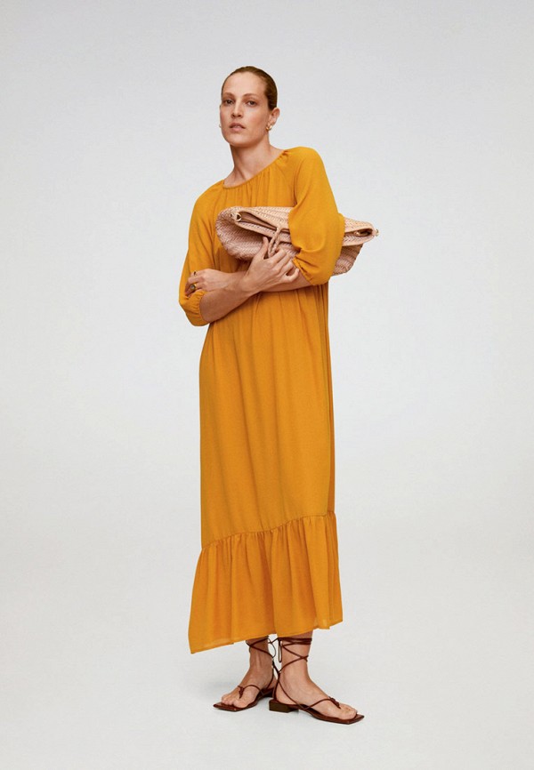 

Платье Mango, Желтый, Mango MA002EWJIZM0