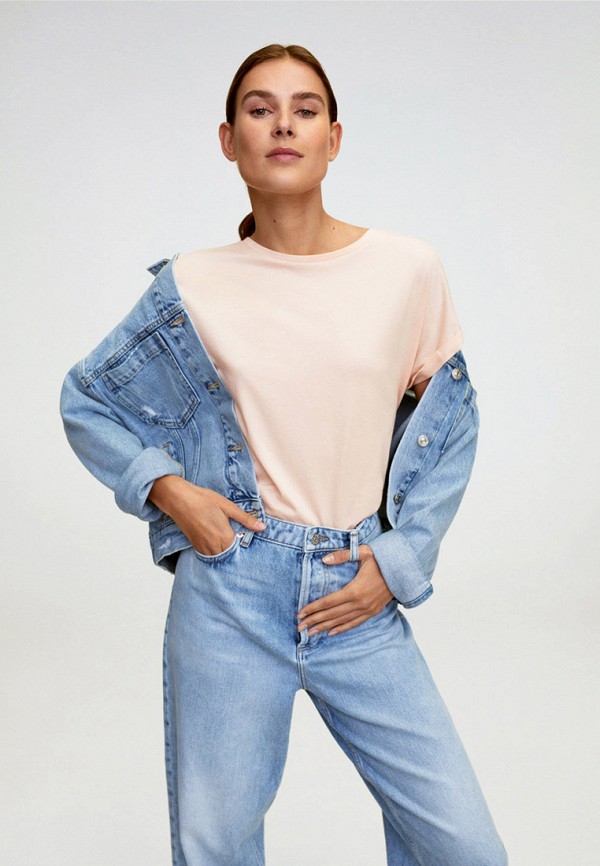 

Футболка Mango, Розовый, Mango MA002EWJKOH8