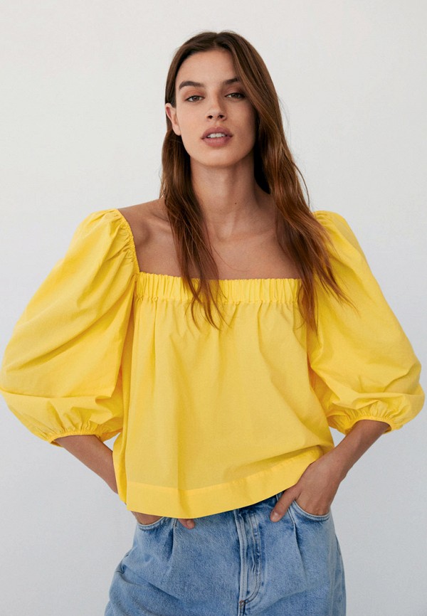 

Блуза Mango, Желтый, - SLEEVES
