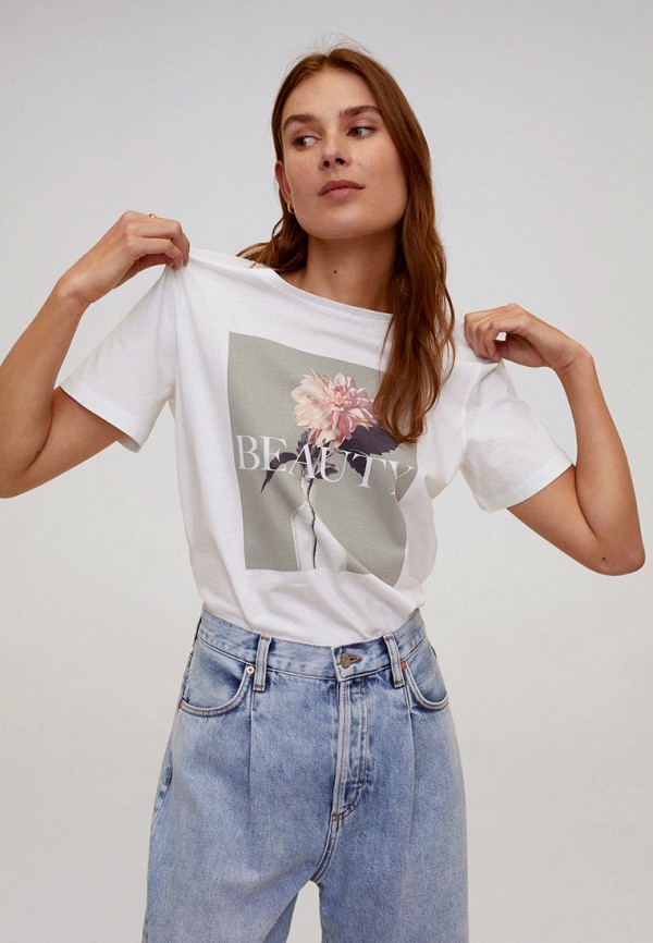 

Футболка Mango, Белый, Mango MA002EWJUMY7